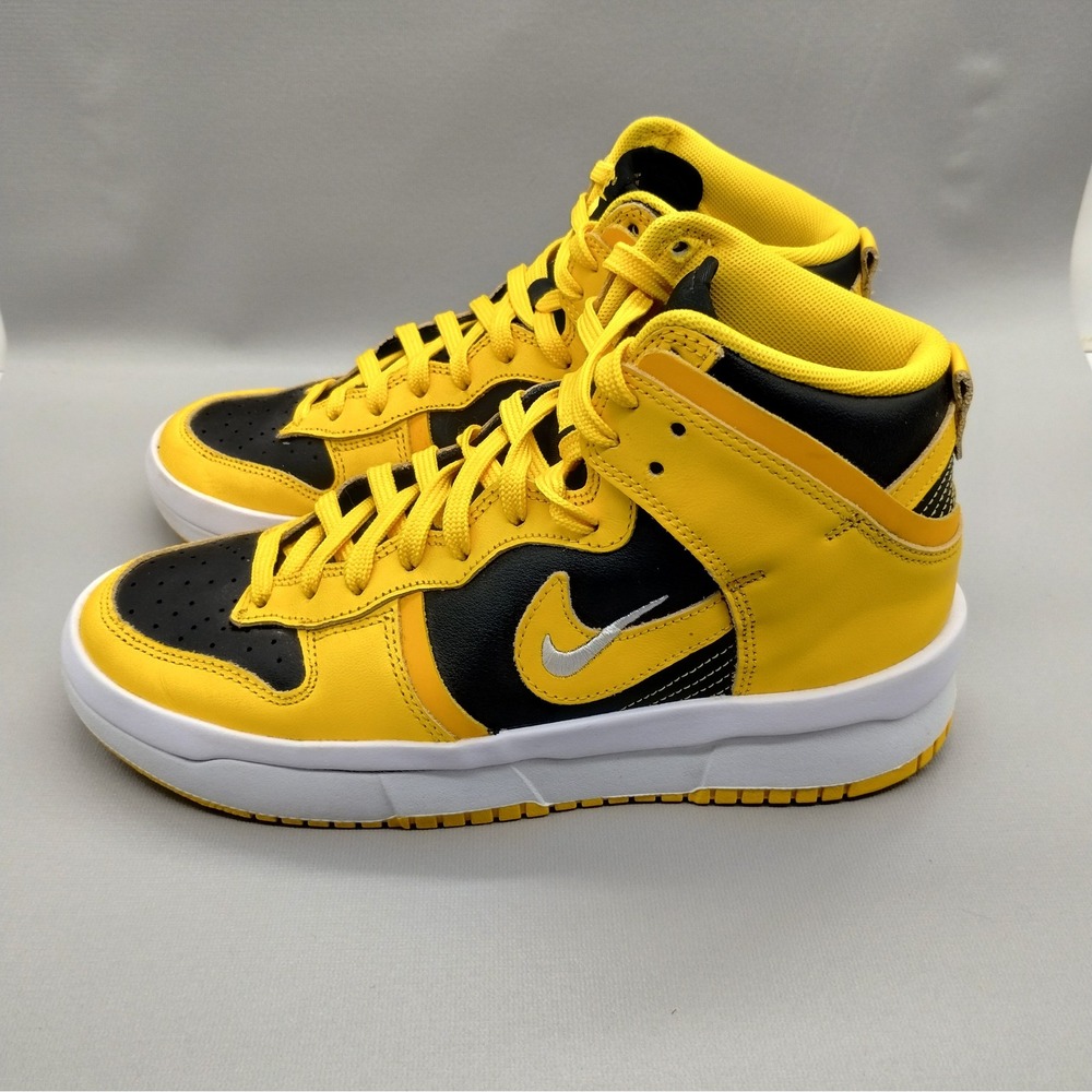 Nike Dunk High Up Varsity Maize Black Yellow Sneakers‎ DH3718-701 Womens Size 8